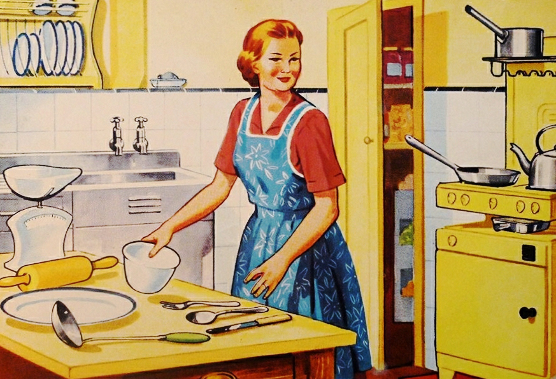 Retro-style-kitchen